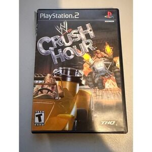 PS2 WWE Crush Hour Sony Video Game THQ USED/OPEN 0122